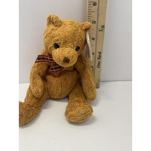 Vintage 2002 Ty Woody Brown Bear Beanie Babies Plush Stuffed Animal Small Cute image 3
