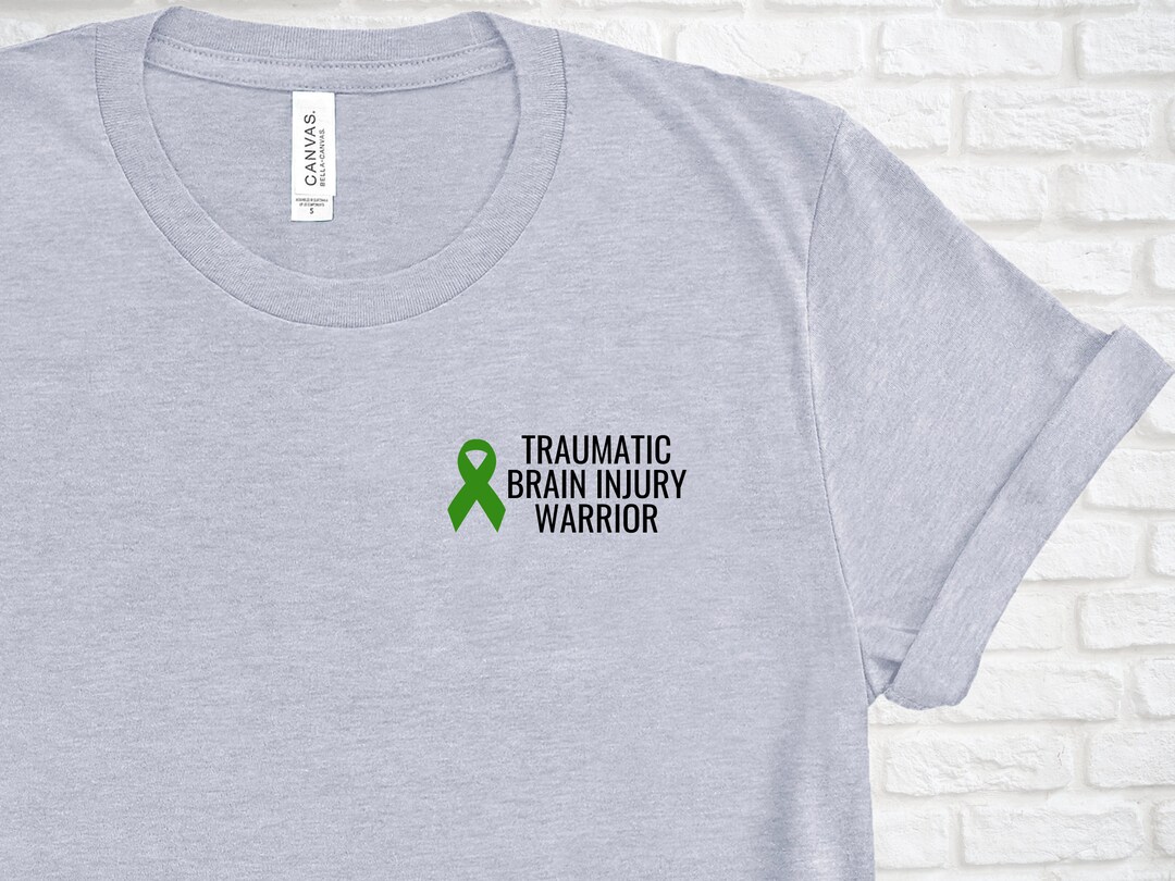 Traumatic Brain Injury Warrior Unisex T-shirt, Brain Injury, Head ...