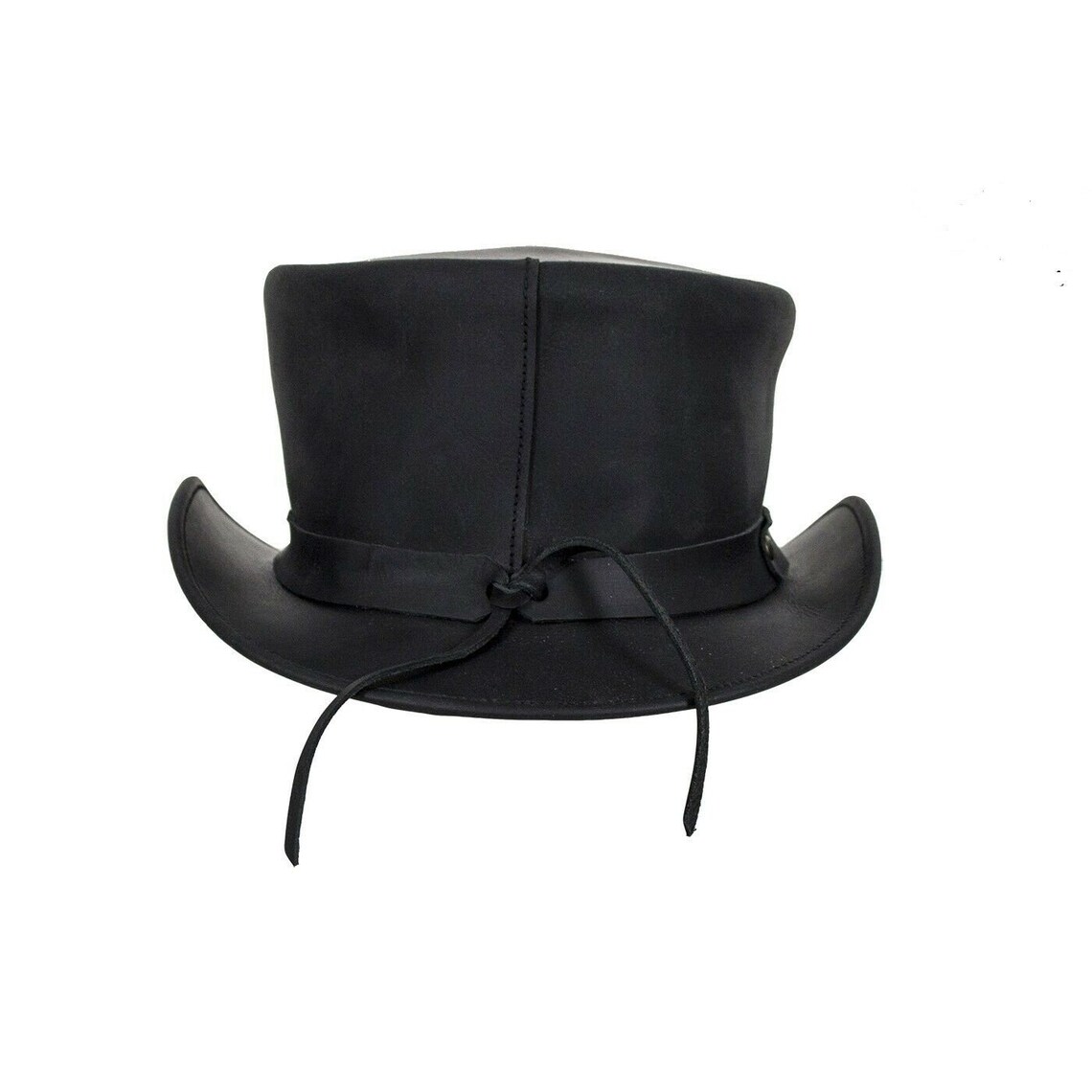 Leather Top Hat Steampunk Style Deadman Genuine Leather Top Etsy