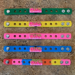 OMG Party Favor Charm Bracelets