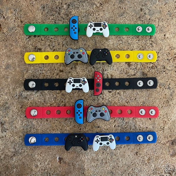 Video Game Party Favor Charm Bracelets, Gaming Party