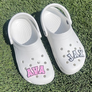 Letter Number Shoe Charms, Party Favors, Silicone Shoe Bracelets, Letter Charms