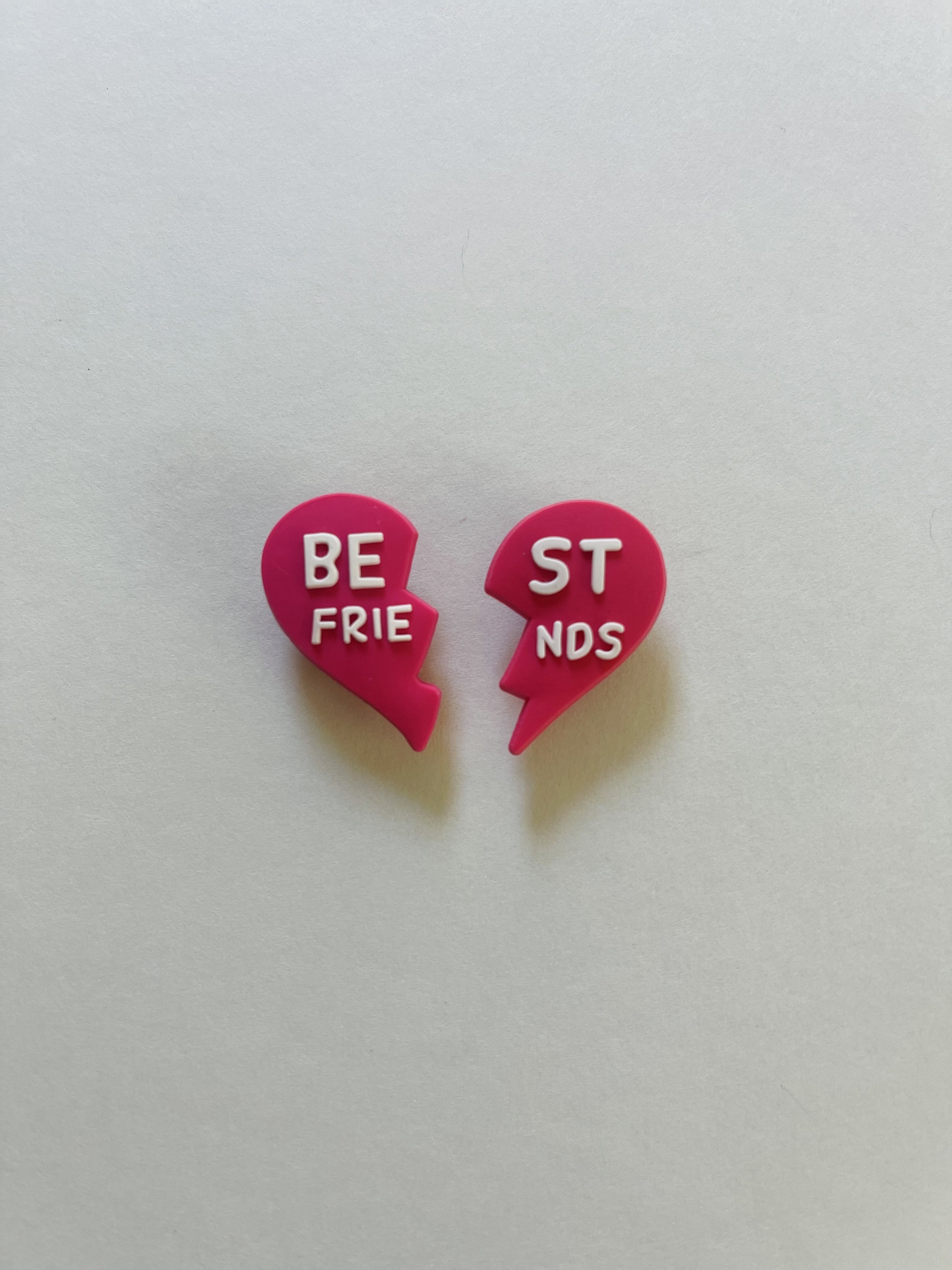 Love Heart BFF Bae Charms for your Crocs, Valentines Day Charms, Croc – N  and J Kid Parties