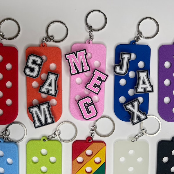 Back to School, Backpack Keychains, Croc Charm Keychains, Kids Party Favors, Backpack Lanyard, Croc Charms, Croc Accessories