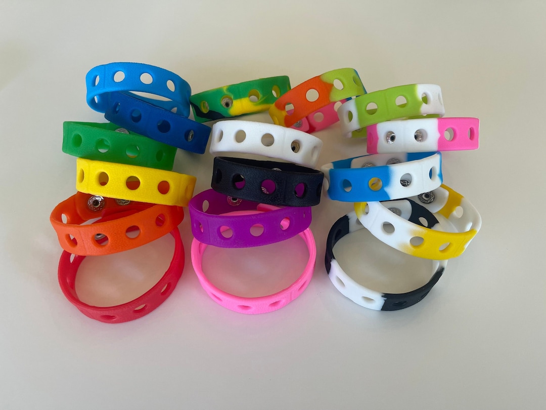 Croc Charm Bracelets, Party Favors, Croc Charms, Croc Bracelets