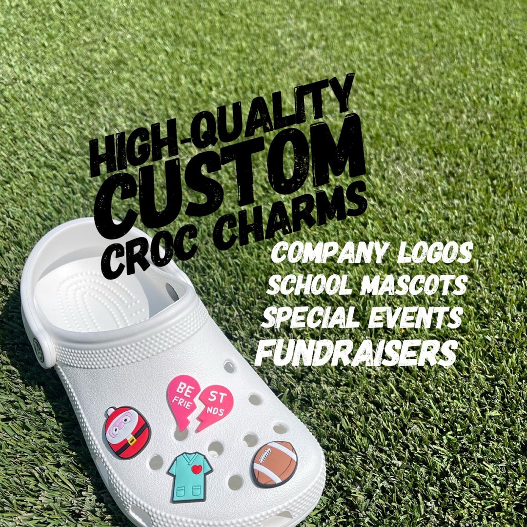 Bulk Custom Shoe Charms Company Logo School Mascots 