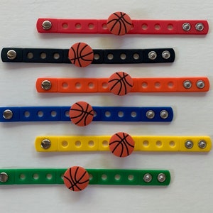 Basketball Party Favor Charm Bracelets