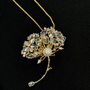 Freshwater Pearl Tree Brooch - Wedding Jewelry, Original Accessory, Gift for Mom and Her