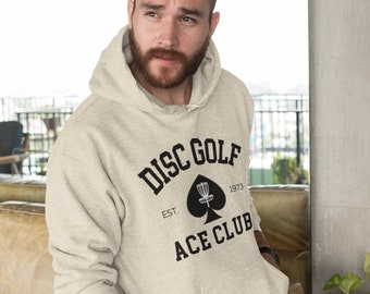 Disc Golf Ace Club Hoodie, Disc Golf Gifts, Disc Golf, Disc Golf Dad for Men, Womens Disc Golf Shirt, Frisbee disc golf, Frisbee Golf
