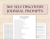 365 Self-Discovery Journal Prompts - Unlock Your Inner Wisdom and Personal Growth! Instant Digital Download Printable