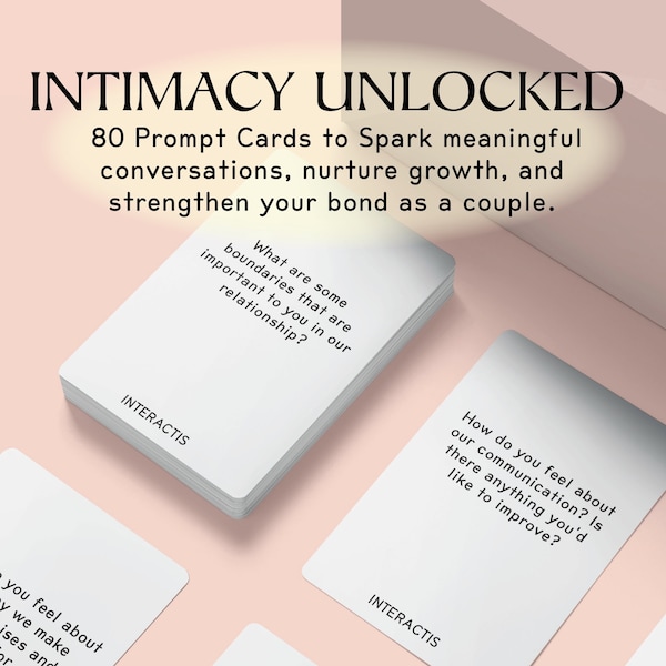 Date Night Couples Card Game - Perfect for building intimacy & getting to know each other - Digital Download