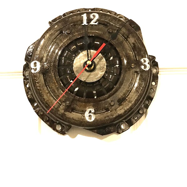 Clock Art Metal Auto Parts Etsy