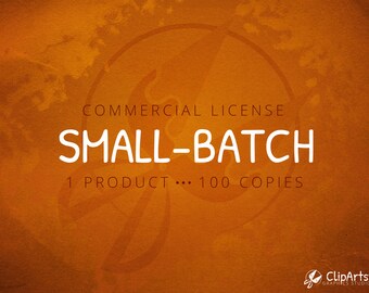 Commercial License | No-Credit Use | For-Profit Use • ClipArtsy Graphics Studio Commercial License for Digital Graphics - Small Batch