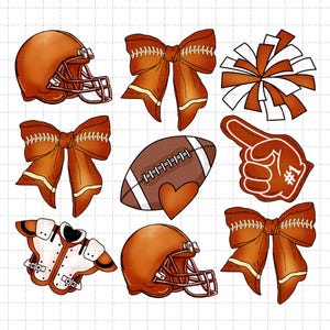 Buntes Fußball-Design Png, Jubel-Fußball Kokette Bögen Png, Retro Fußball-Design, Fußballspiel-Tag Png Sublimation Digitales Design