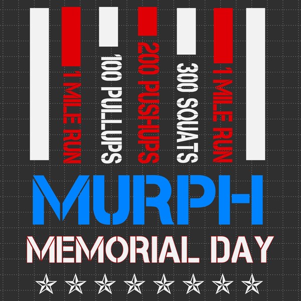 Murph Memorial Day 2022, Father's Day Gift, Gift For Dad, Memorial Day, Murph American Flag, Murph 2022, Gift From Husband