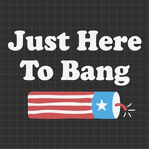 Le 4 juillet juste ici pour frapper, Svg 1776, American Patriotic, le 4 juillet, fichiers Svg, Png pour sublimation Cricut