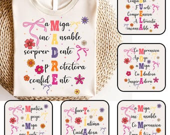 Madre Png Bundle , Spanish Mama Png, Happy Mother's Day, Latina Mom Png, Mama Png, Floral Madre Png, Bright Doodle Png, Gif For Mom
