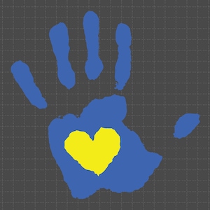 Down Syndrome Love Hand Svg, Down Trisomy 21, We Wear Blue And Yellow, World Down Syndrome Infinity Socks Symbol Svg, WDSD, 21 March image 1