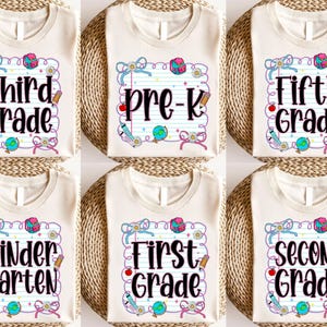 Pack Rentrée Preppy PNG, design coquette pour la rentrée des classes, enseignant pré-maternelle 1re/2e/3e année png, girly retour à l'école PNG