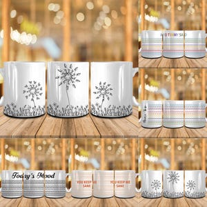 Fuck This Shit Funny Mug 11 oz Wrap Png, You Keep Me Sane Mug Png, Mug message drôle caché Png, humour adulte Png, cadeau fête des pères