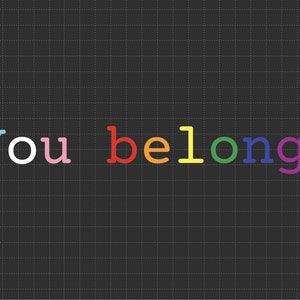 Você pertence ao LGBTQ Gay Pride Ally, apoia os direitos LGBT, comunidade LGBT, mês do orgulho LGBT, arquivos SVG e PNG para sublimação Cricut