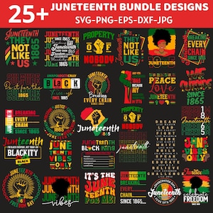 Plus de 25 juin PNG SVG Bundle, Ils ne nous aiment pas Svg, 1865 Mois de l'histoire des Noirs Juneteenth, Ish Svg gratuit, Afro-américain, Afro-Amérique Svg