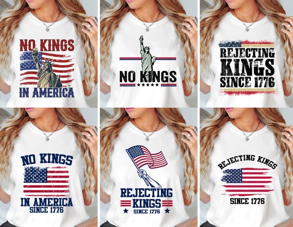 Rejecting Kings Since 1776 Png, No Kings in America Png,Protest shirt Png,Pro Democracy Png,Anti Maga, Anti-Trump, FDT, Digital Download