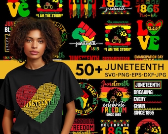 Juneteenth Svg Bundle, Freedom Day, BLM Svg, Africa Svg, Black History Svg, African American Svg, Independence Day Svg