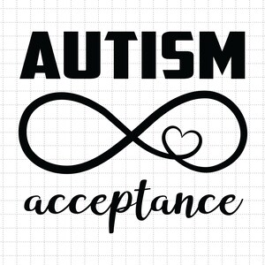 Infinity autisme liefde acceptatie SVG, autisme hart puzzel SVG, puzzelstukje, autisme ondersteuning, 2 april SVG, autisme bewustzijn, autisme trots