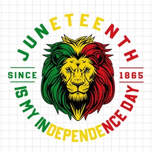 Juneteenth SVG, Juneteenth Is My Independence Day, Black Lives Matter Svg, BLM Svg, rechten van de gelijkheid, Afrika, Black History Svg