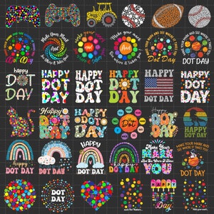 Happy Dot Day SVG PNG, maak je stempel en zie waar het je brengt Svg, International Dot Day, Dot Day Svg Png-bestanden voor Cricut-sublimatie
