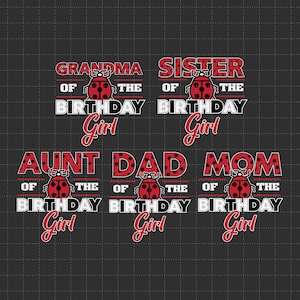 La ragazza del compleanno Svg, Coccinella divertente Svg, Coccinella compleanno Svg, Ragazza del compleanno Svg, Svg, File PNG per Cricut Sublimazione