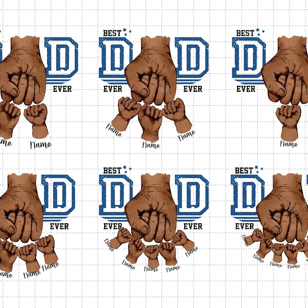 Mejor papá personalizado, conjunto de golpes de puño, diseño de bandera de Estados Unidos, feliz día del padre, puño de papá, archivo de sublimación