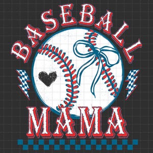 Retro geruite honkbal Mama Coquette png, wedstrijddag honkbal png, honkbal moeder png, honkbal coquette shirt png, honkbalsublimatie