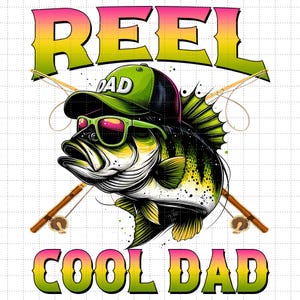 Carrete retro genial para papá (Png), pesca (Png), regalo para papá, Día del padre, regalo de pescador, sublimación para papá (Png), pescador de lubina (Png), prostituta de fin de semana