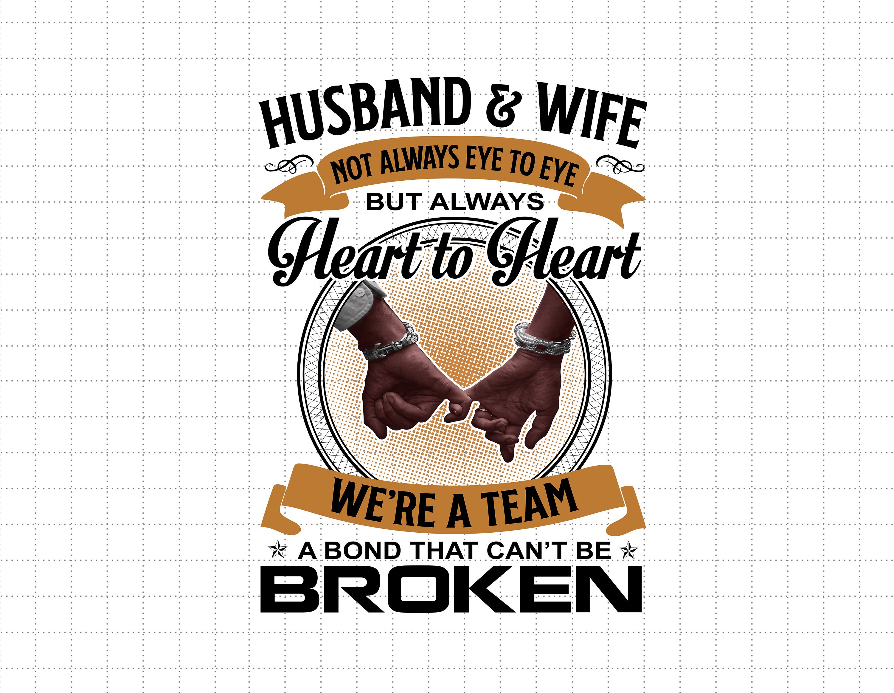 Husband & Wife Not Always Eye To Eye But Always Heart To Heart Png, Pinky Promise Png, A Bond That Can't Be Broken Png