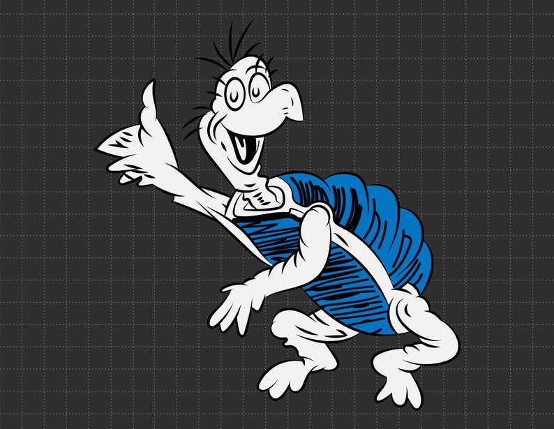 Yertle the Turtle Svg Cat in the Hat Svg Dr Hat Etsy