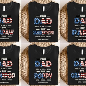 Primeiro Pai Personalizado Agora Papai PNG SVG, Pai Retro Svg, Papa Americano Svg, Presente de Primeiro Pai Svg, Presente para Pai, Feliz Dia dos Pais, Vida de Pai