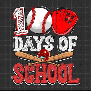 100 días de béisbol escolar PNG, 100 días de béisbol PNG, escolarización PNG, deporte PNG, amante del béisbol PNG, regalo para maestros