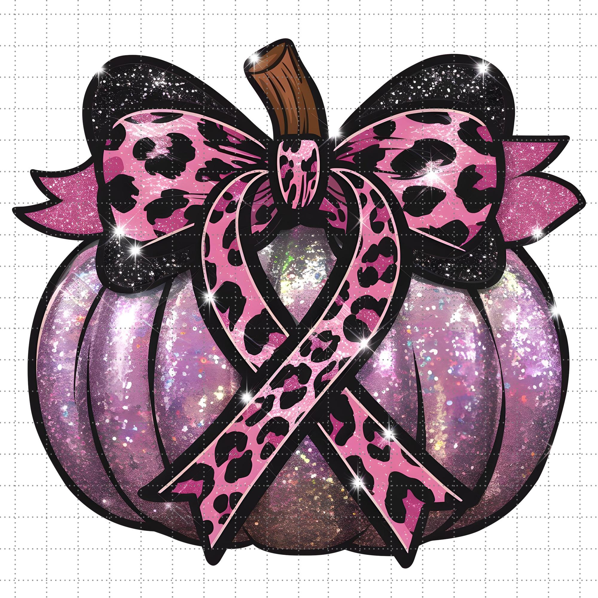 Breast Cancer Awareness Pumpkin Template - Etsy