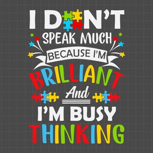 Ik spreek niet veel Autism Awareness Svg, puzzelstukje Svg, ondersteuning van autisme, 2 april Svg, Autism Awareness Svg, be Kind Svg