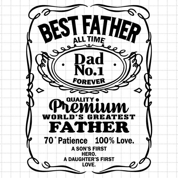 Best Father Vintage Wine Label Inspired Svg, Fathers Day Gift, Dads Svg, Grandpa, Gift For Dad, Svg, Png Files For Cricut Sublimation