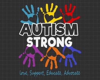 Bundle Autism Awareness, Autism Strong Love, Autism Heart Puzzle Svg, Puzzle Piece Svg, Autism Support, 2nd April Svg