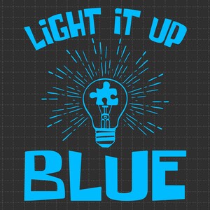 Acenda o Autismo em Azul (SVG), Quebra-cabeça de Coração para Autismo (SVG), Peças de Quebra-cabeça (SVG), Apoio ao Autismo, 2 de Abril (SVG), Conscientização sobre Autismo