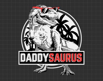 Daddysaurus Svg, Dino Dad Svg, Father's Day Svg, Dad Life Svg, Dad Day Svg, Fatherhood Svg, Grandpa Dinosaur Svg