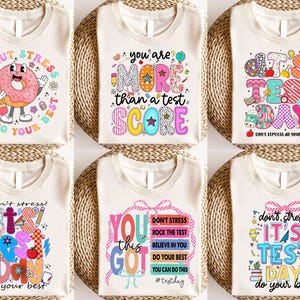 Donut Stress Do Your Best Png Bundle, Lehrer-Test-Tag, Sie sind mehr als Test-Score Png, Es ist Star Tag, die Sie diese Png erhalten, Preepy Test Day