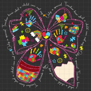 Alleen een speciale leraar kan horen wat een kind niet kan zeggen potloodstrik png, glitter leraar autisme bewustzijn, maand autisme, logopedist