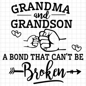 Oma und Enkel Eine Bindung, die ist, die gebrochen werden kann -