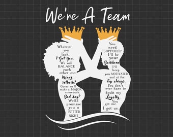 Were A Team Whatever You Lack I Got You Svg, Anniversary Gift Husband And Wife, Anniversary Svg, Husband and Wife Svg, Valentine's Couple