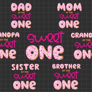 赤ちゃんの誕生日ドーナツ、1歳の誕生日にピッタリの可愛いドーナツ、ドーナツ好きのためのSVG PNGバンドル、永遠に愛されるSVG、Cricut昇華転写用SVG、PNGファイル